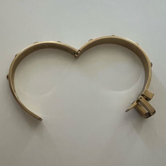 Micheal Kors Gold Buckle Bracelet - Picture 6 of 7